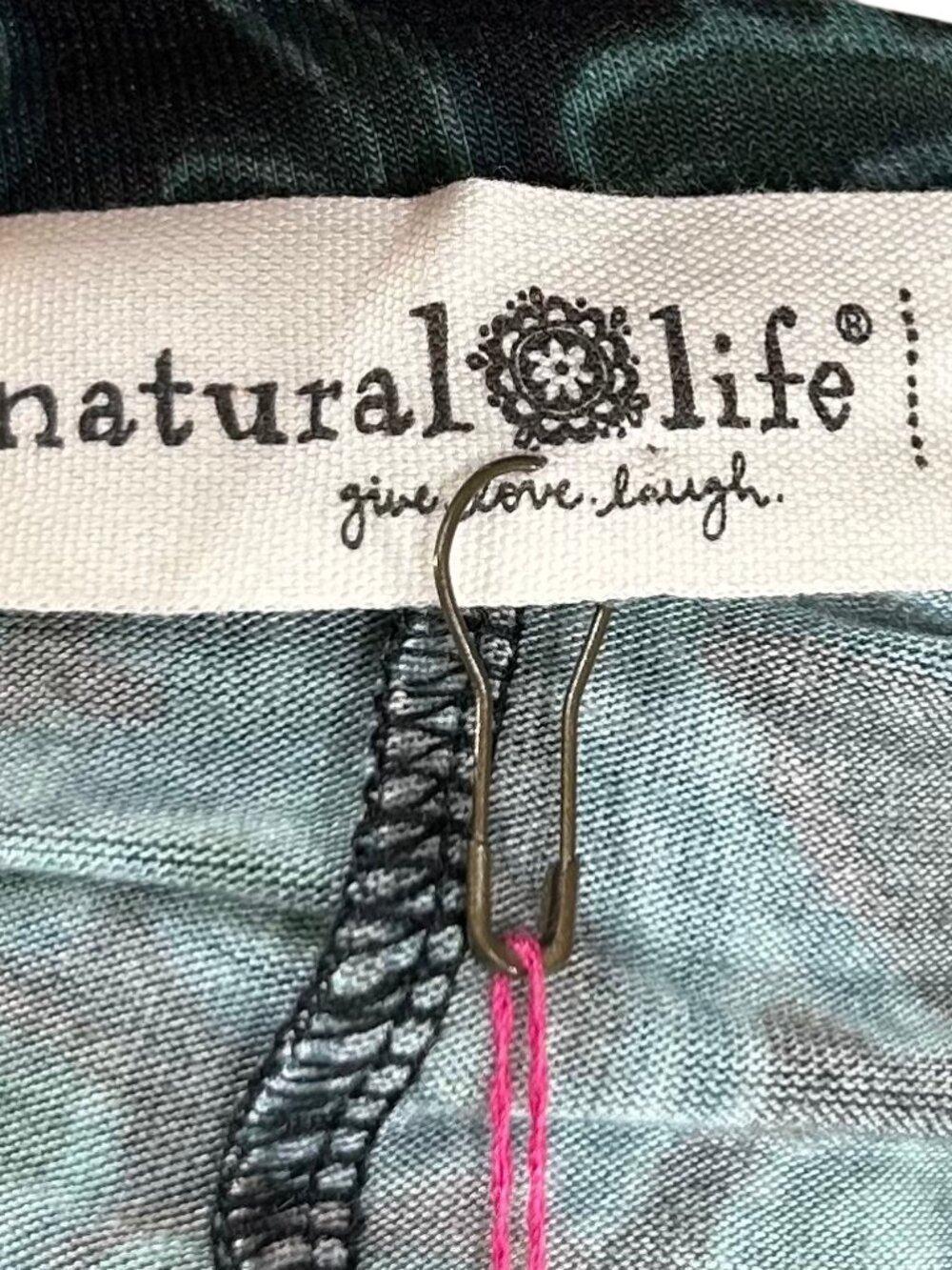 Natural Life NWT Green Blue Floral Soft Lightweight Dress Size S - Picture 10 of 11